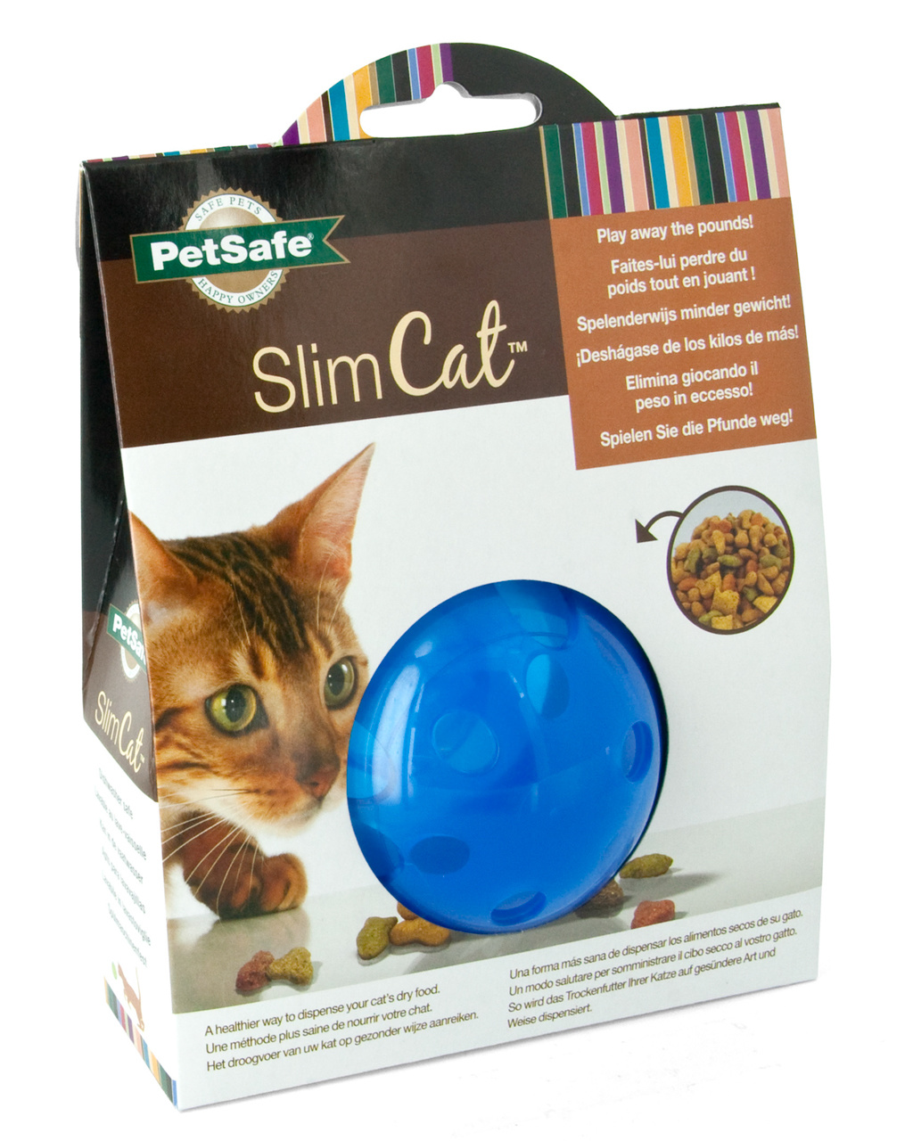 PetSafe Snackbal Slimcat blauw, foto 3 van 4
