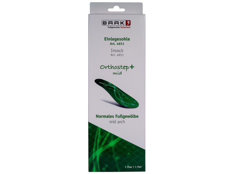 Baak Baak inlegzool Orthostep+ normaal groen (38 t/m 48)
