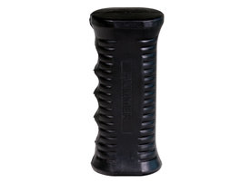 Zwart ovalen handvat met foamgrip (per 2 stuks)