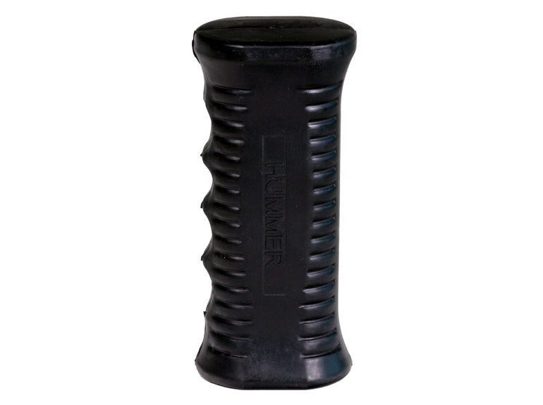 Hummer Zwart ovalen handvat met foamgrip (per 2 stuks)