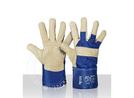 Werkhandschoen rund/nerfleer Golden Glove maat 10 (per paar gelabeld)