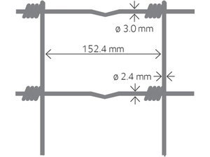 ArcelorMittal Schapengaas medium Ovis Crapo® verzinkt (80 t/m 120 cm)