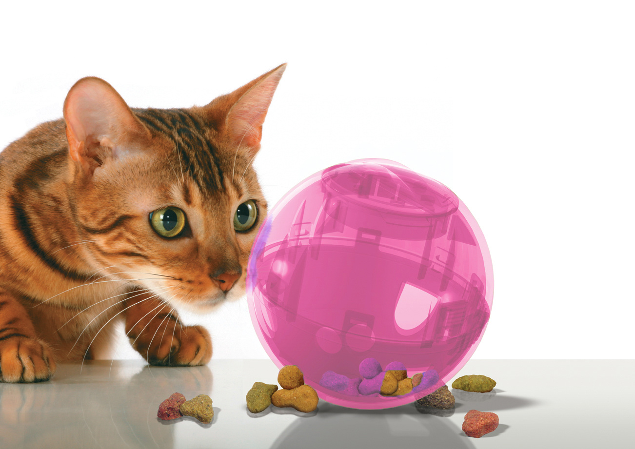 PetSafe Snackbal Slimcat roze, foto 4 van 4