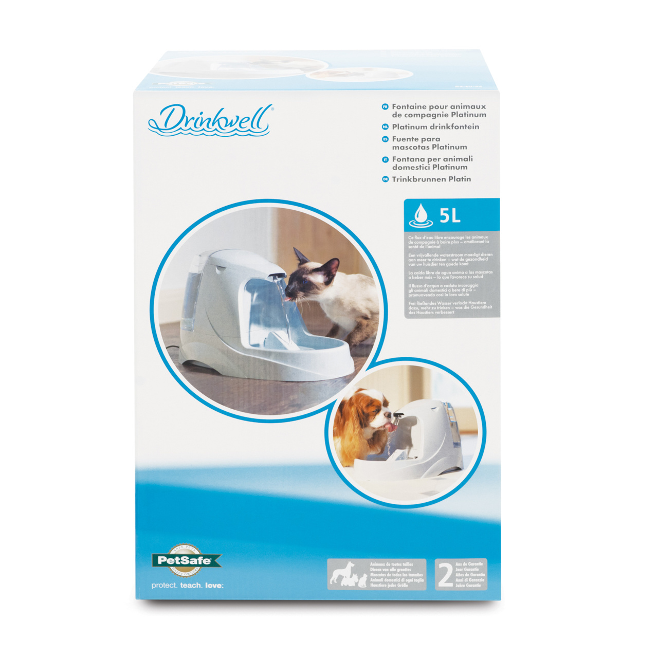 Drinkwell Platinum drinkfontein (5 l), foto 2 van 6