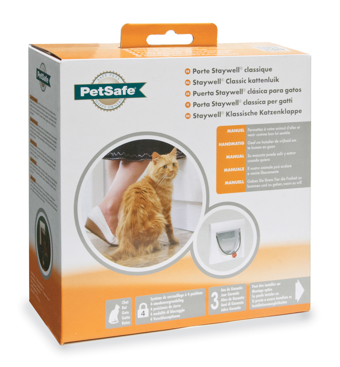 Handmatig afsluitbaar kattenluik Classic, foto 2 van 4