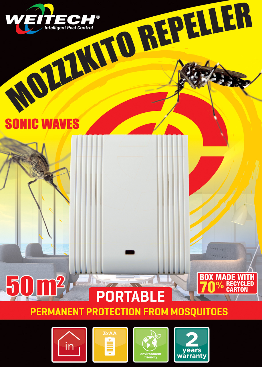 Weitech Mozzzkito Muggenverjager (batterij) 50 m², foto 4 van 6