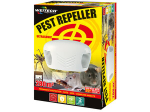 Weitech Verjager van muizen, ratten, vlooien, teken en kruipende insecten (280 m²)