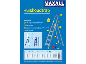 Maxall Huishoud Bordestrap BASIC-line (3 t/m 7 treden)