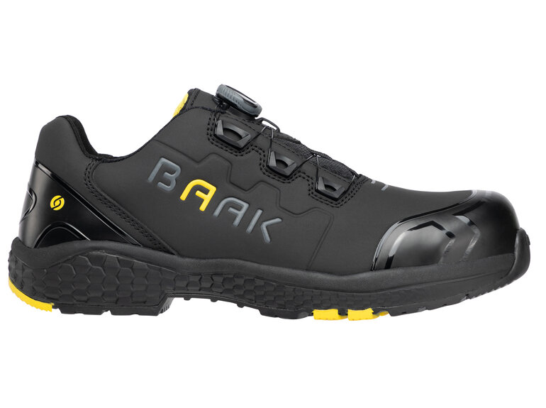 Baak Baak Alex S3S zwart/geel met BOA sluiting (38 t/m 48)