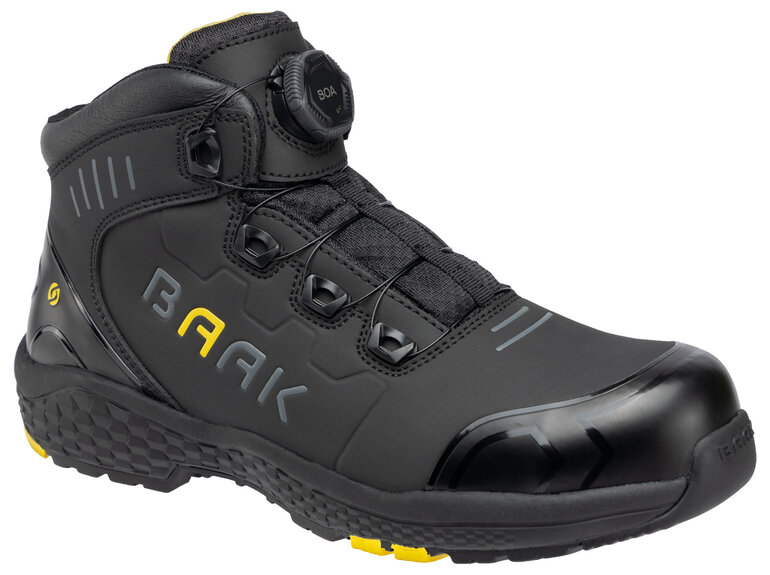 Baak Baak Alexander S3S zwart/geel met BOA sluiting (38 t/m 48)