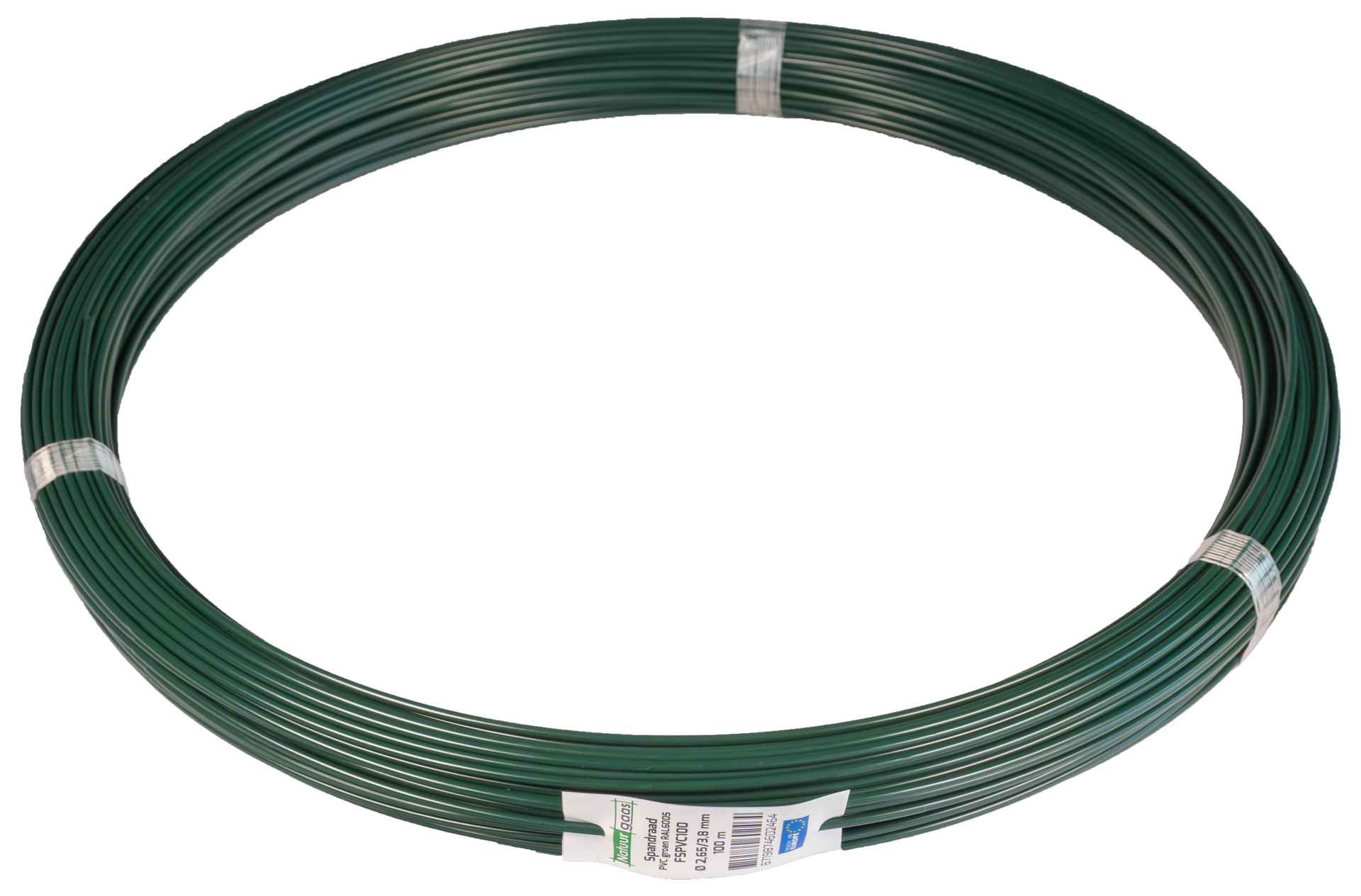 ArcelorMittal Binddraad PVC groen (1,4/2,4 mm) 50 t/m 100 m, foto 2 van 3