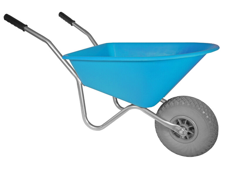 Hummer Kinderkruiwagen 35 L lichtblauw met softwiel
