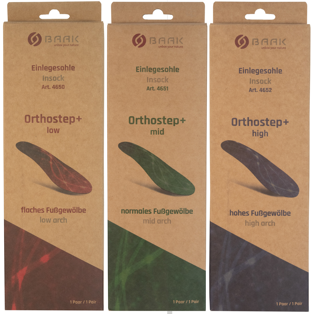 Baak Baak inlegzool Orthostep+ hoog blauw (38 t/m 50), foto 4 van 5