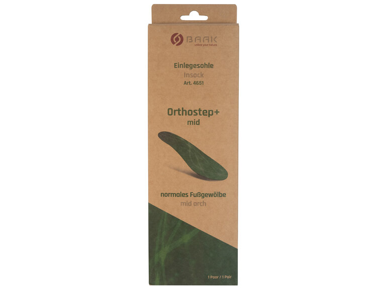 Baak Baak inlegzool Orthostep+ normaal groen (38 t/m 48)