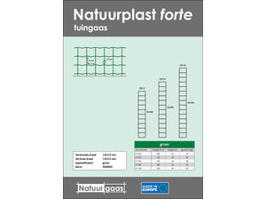 Natuurgaas Natuurplast forte groen (100 t/m 200 cm)