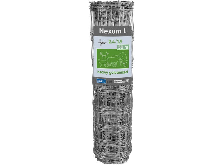Schapengaas licht Nexum verzinkt (80 t/m 120 cm) Natuurgaas Schapengaas licht Nexum verzinkt (80 t/m 120 cm)