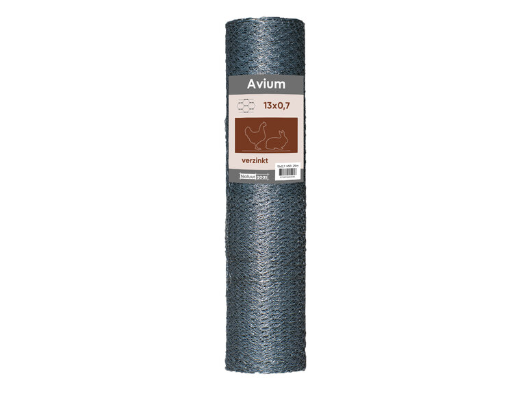 Natuurgaas Zeskantgaas Avium verzinkt (13x0,7 mm) 50 t/m 200 cm