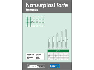 Natuurgaas Natuurplast forte groen (100 t/m 200 cm)