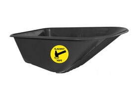 Grijze kunststof HDPE kruiwagenbak 85 L (geschikt voor HSOP85)