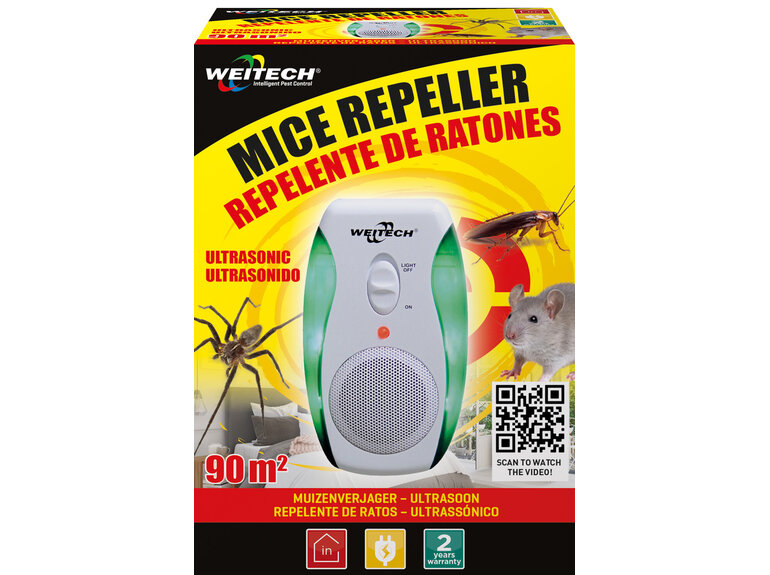 Weitech Verjager van muizen en kruipende insecten (90 m²)