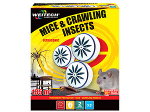 Weitech Verjager van muizen, teken, vlooien en kruipende insecten (45 m²)