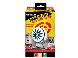 Weitech Verjager van muizen, teken, vlooien en kruipende insecten (45 m²)