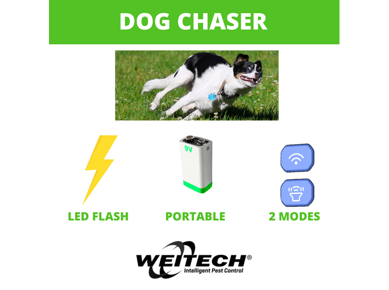 Weitech Ultrasone hondenjager (12 m)