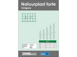 Natuurplast forte groen (100 t/m 200 cm) Natuurgaas Natuurplast forte groen (100 t/m 200 cm)