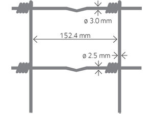 ArcelorMittal Schapengaas medium Ovis Crapo® dubbel verzinkt (80 t/m 120 cm)