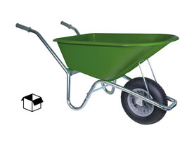 Hummer Klus/tuinkruiwagen verzinkt frame 100 L grasgroen DOOSVERPAKKING Klus/tuinkruiwagen verzinkt frame 100 L grasgroen DOOSVERPAKKING