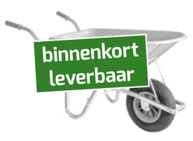 Hummer Klus/tuinkruiwagen verzinkt frame 100 L terrarood met softwiel Klus/tuinkruiwagen verzinkt frame 100 L terrarood met softwiel
