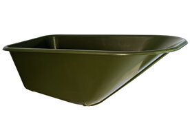 Hummer Olijfgroene kunststof PP kruiwagenbak 100 L Olijfgroene kunststof PP kruiwagenbak 100 L
