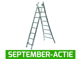 2-delige Reformladder met uitgebogen bomen (8 t/m 14  sporten)