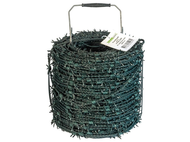 Puntdraad Natuurplast groen 200 m Natuurgaas Puntdraad Natuurplast groen 200 m