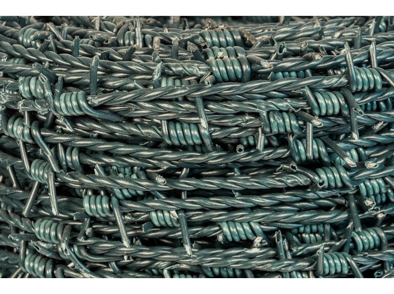 Puntdraad Natuurplast groen 200 m Natuurgaas Puntdraad Natuurplast groen 200 m