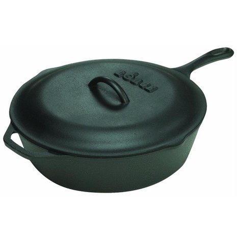 Lodge Lodge Deep Hapjespan met Deksel 26cm Lodge Lodge Deep Hapjespan met Deksel 26cm