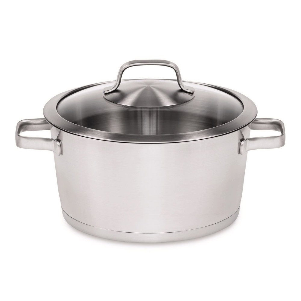 BergHOFF BergHOFF Essentials Kookpot met glazen deksel 28cm 8,3L BergHOFF BergHOFF Essentials Kookpot met glazen deksel 28cm 8,3L
