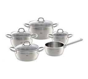 Fissler Fissler Valea Pannenset met Glasdeksels 5-delig Fissler Fissler Valea Pannenset met Glasdeksels 5-delig