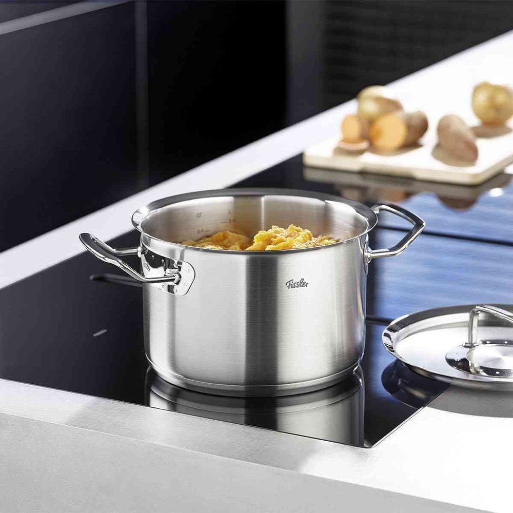 Fissler Fissler Pure-Profi Collection Pannenset met Hapjespan en RVS Deksels 5-delig