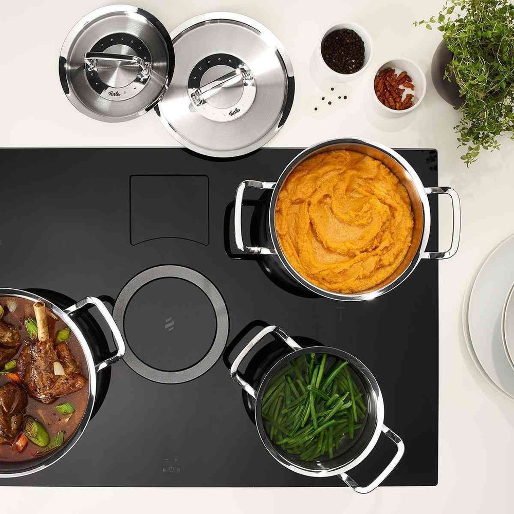 Fissler Fissler Pure-Profi Collection Pannenset met Hapjespan en RVS Deksels 5-delig