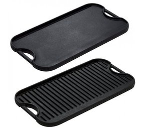 Lodge Lodge Reversible Bak- en Grillplaat Dubbelzijdig LPGI3  51x27cm Lodge Lodge Reversible Bak- en Grillplaat Dubbelzijdig LPGI3  51x27cm