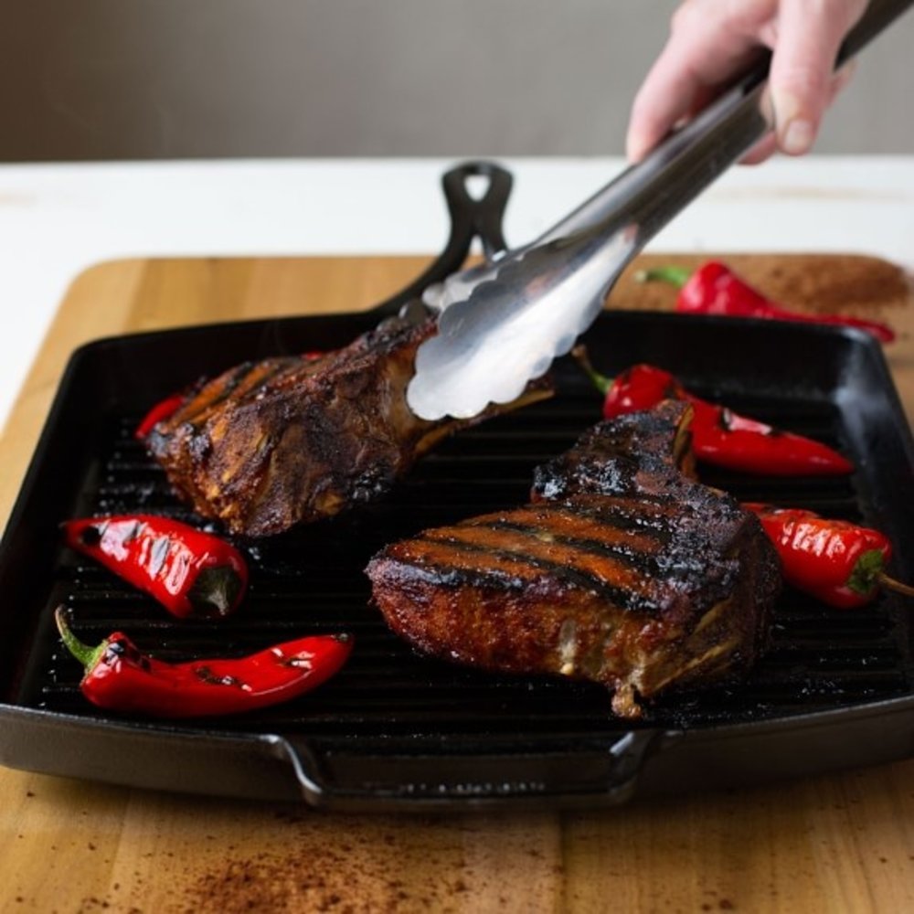 Lodge Lodge Blacklock Grillpan BL65GP 30x30cm Lodge Lodge Blacklock Grillpan BL65GP 30x30cm