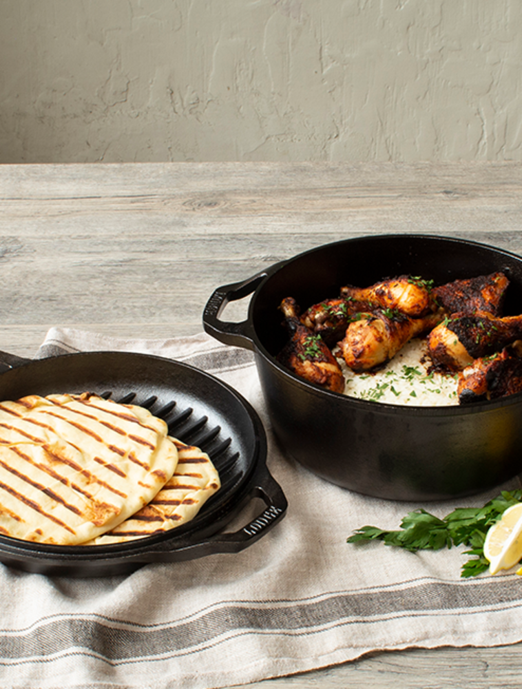 Lodge Double Dutch Oven Ø 26 cm Gratis LUX Pannen