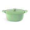 BergHOFF BergHOFF Ron Line ovale Kookpot met deksel gietijzer groen 5,2L BergHOFF BergHOFF Ron Line ovale Kookpot met deksel gietijzer groen 5,2L
