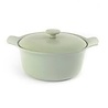 BergHOFF BergHOFF Ron Line Kookpot met deksel 24 cm gietijzer groen 4,2L BergHOFF BergHOFF Ron Line Kookpot met deksel 24 cm gietijzer groen 4,2L