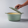 BergHOFF BergHOFF Ron Line Kookpot met deksel 24 cm gietijzer groen 4,2L BergHOFF BergHOFF Ron Line Kookpot met deksel 24 cm gietijzer groen 4,2L