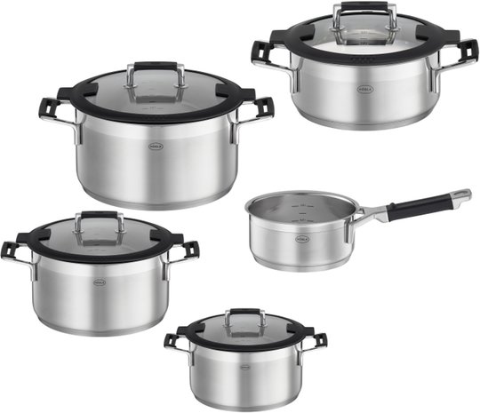 Rösle Rösle Keuken Silence Pro Pannenset 5-delig Rösle Rösle Keuken Silence Pro Pannenset 5-delig