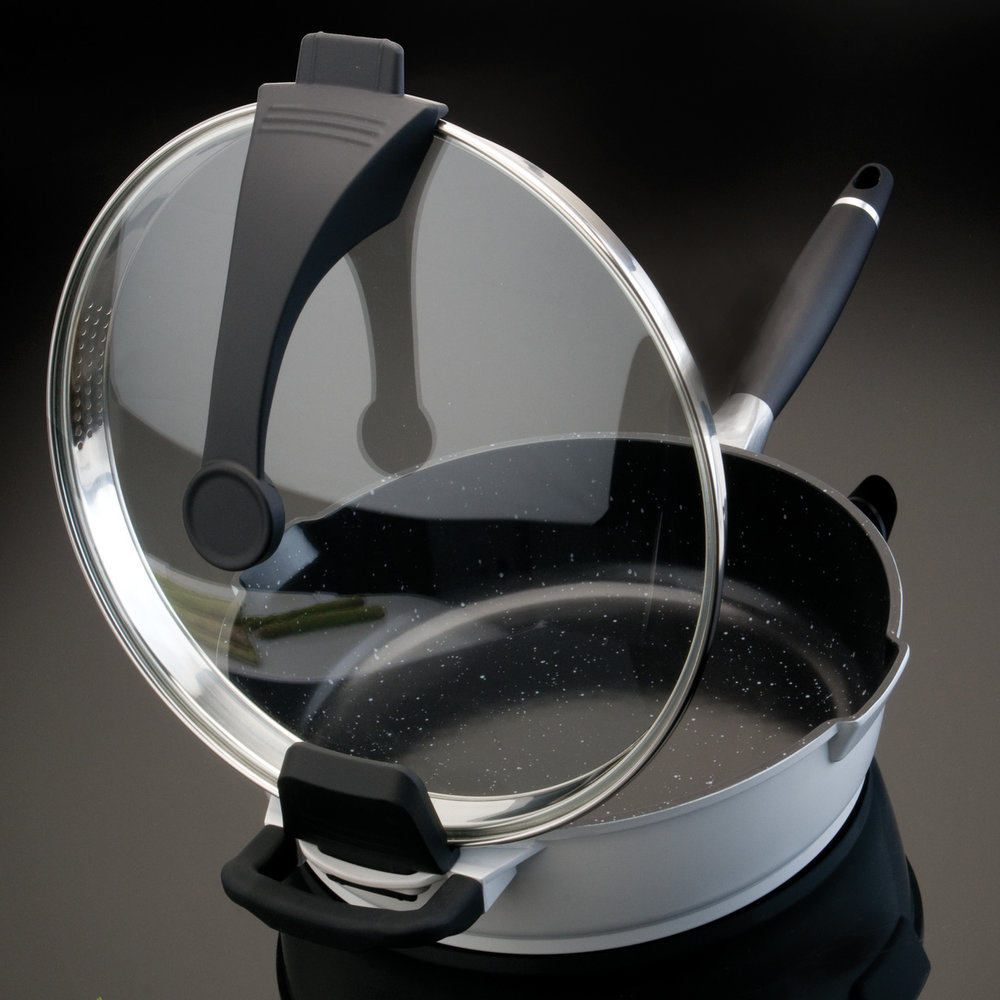 BergHOFF BergHOFF Braadpan met deksel wit 28 cm