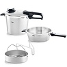 Fissler Fissler Vitavit Premium Snelkookset met Inzet, 2,5L / 6L Fissler Fissler Vitavit Premium Snelkookset met Inzet, 2,5L / 6L