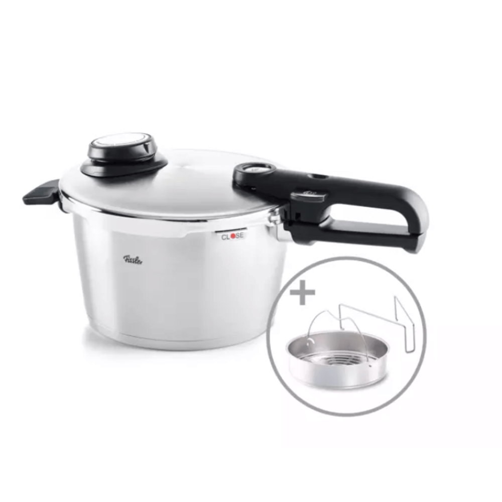 Fissler Vitavit Premium Snelkookpan met Inzet 6L Gratis
